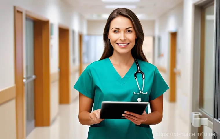 간호사로서의 시간관리 비법 - Image Prompt 1: The Organized Healthcare Professional**