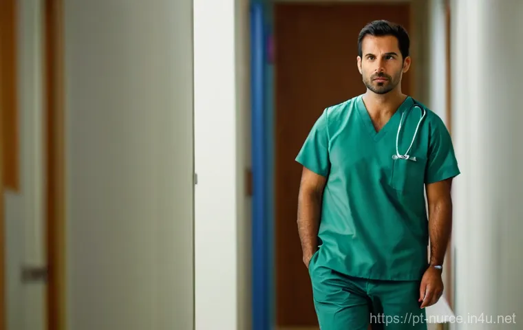 간호사 직업 만족도와 현실 - **Prompt 1: The Resilient Portuguese Nurse in a Demanding Hospital Environment**
    A dynamic, eye-...